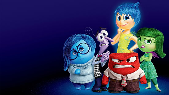 Inside Out movie wallpaper, Inside out, best movies of 2015, cartoon, HD wallpaper HD wallpaper