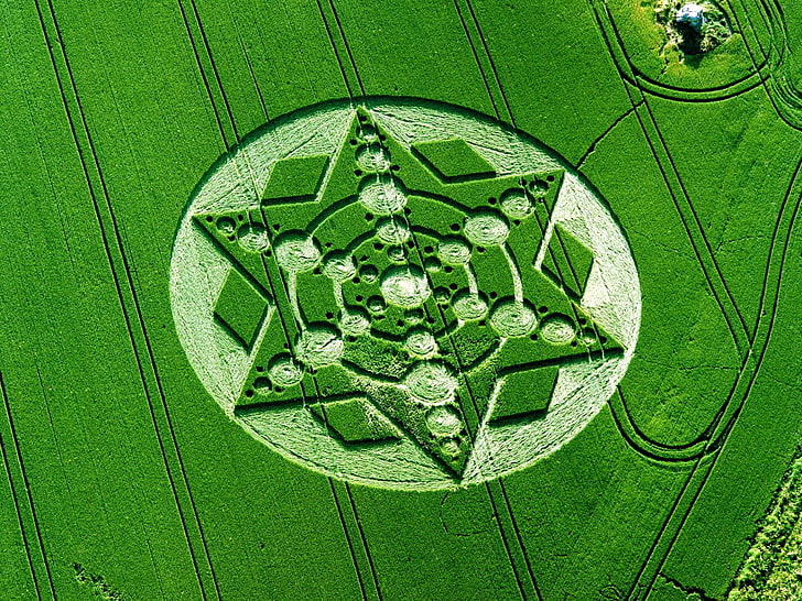 Man Made, Crop Circles, HD wallpaper