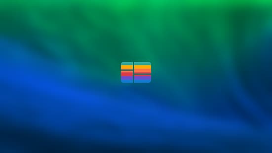 Microsoft, Windows 10, Windows-logotyp, Apple Inc., Mac OS X, OS X, färgstarkt, HD tapet HD wallpaper