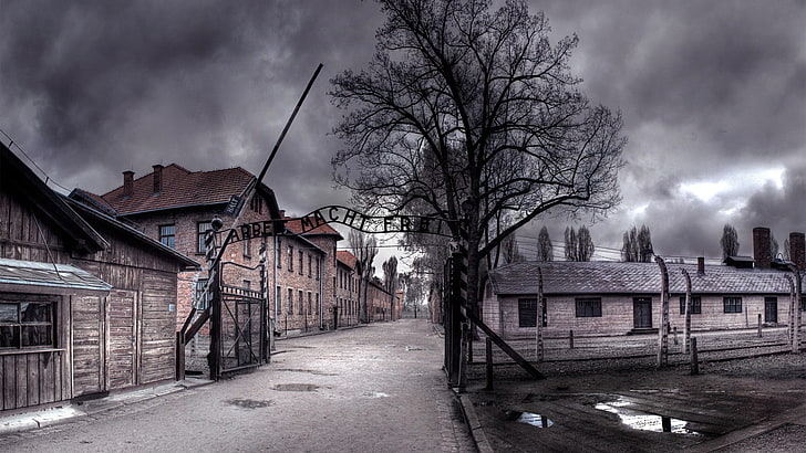 natureza, Auschwitz, HDR, Polônia, morte, campos de extermínio alemães, HD papel de parede