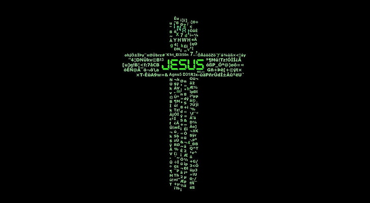 Jesus Cross Hi Tech, Ordinateurs, Autres, hi tech, tecnology, computer, pc, Fond d'écran HD