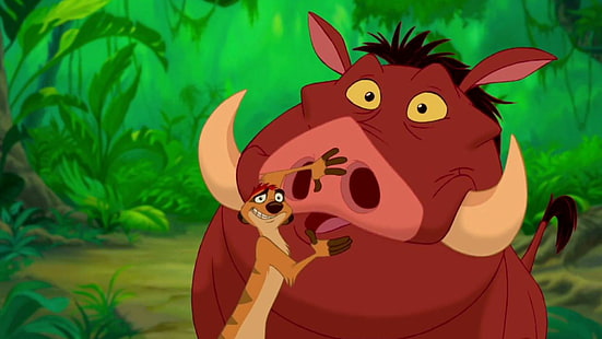 Lion King Jungle Pumbaa et Timon Disney personnages papier peint Hd 1920 × 1080, Fond d'écran HD HD wallpaper