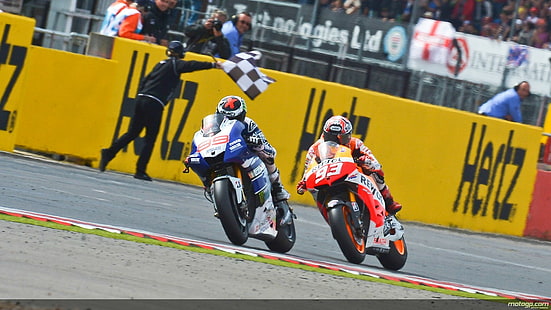 Moto GP, Jorge Lorenzo, TVS Apache, Marc Marquez, วอลล์เปเปอร์ HD HD wallpaper