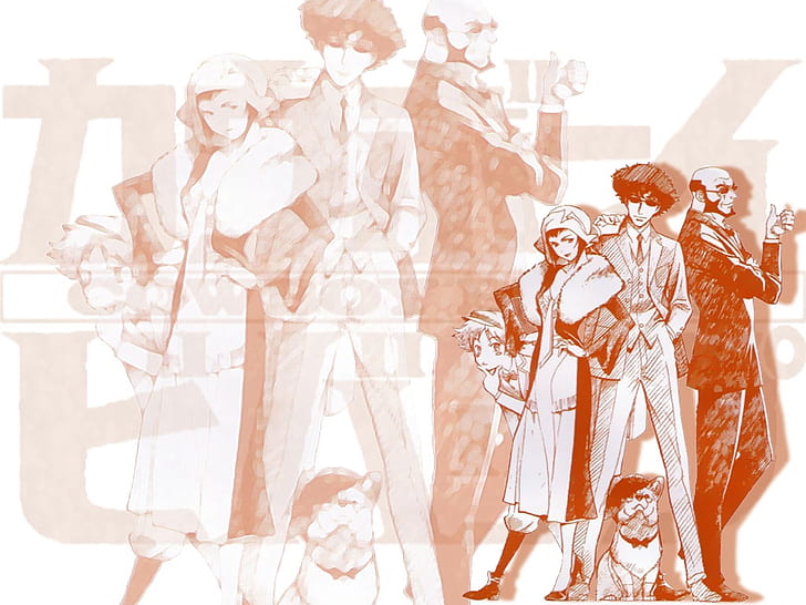 Anime serin Ölümcül üçlü Anime Kovboy Bebop HD Sanat, Serin, anime, kovboy bebop, köpek, Faye Valentine, Ölümcül, HD masaüstü duvar kağıdı