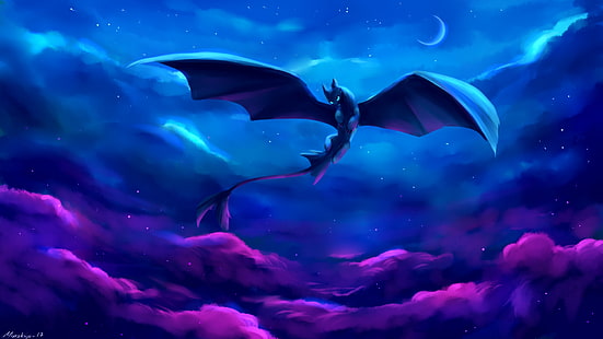  How to Train Your Dragon, How to Train Your Dragon: The Hidden World, Night Fury, Toothless (How to Train Your Dragon), HD wallpaper HD wallpaper