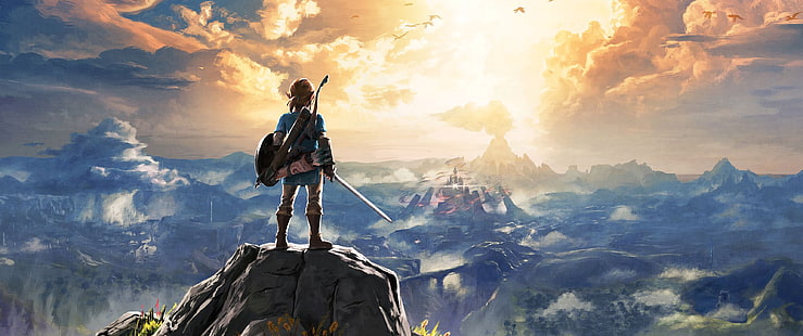 Nintendo, Zelda, Link, video games, The Legend of Zelda: Breath of the Wild, The Legend of Zelda, HD wallpaper HD wallpaper