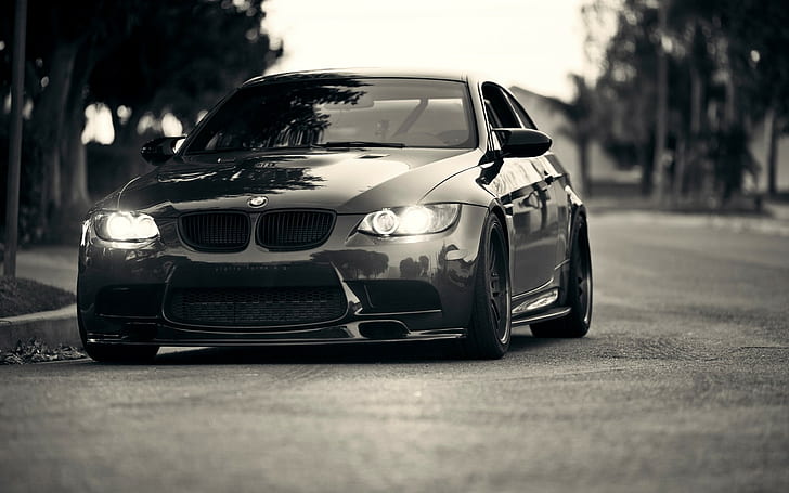 أسود ، BMW ، أحادية اللون ، سيارة ، BMW M3 ، مركبة، خلفية HD