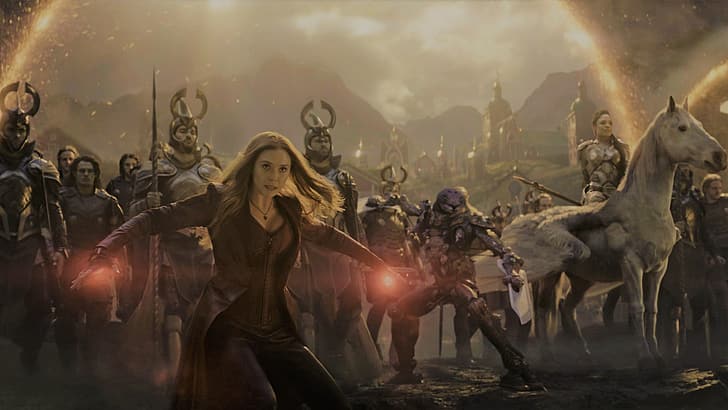 Avengers Endgame, Scarlet Witch, Fondo de pantalla HD