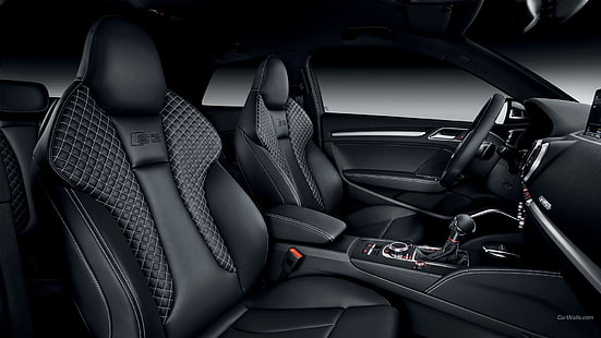 Audi S3, interior de carro, veículo, Audi, carro, HD papel de parede HD wallpaper