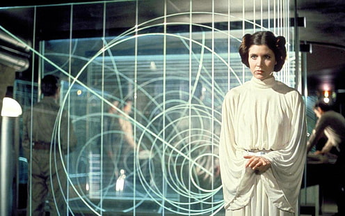 Star Wars, Carrie Fisher, Prinzessin Leia, Leia Organa, verstorben, HD-Hintergrundbild HD wallpaper