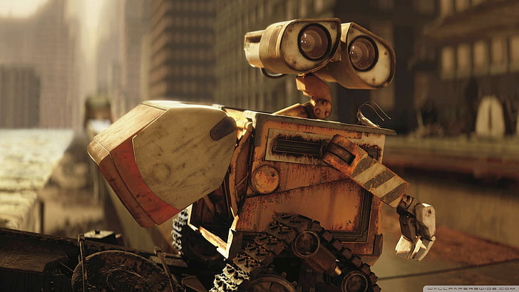 WALL · E, Студия анимации Pixar, Disney Pixar, робот, HD обои