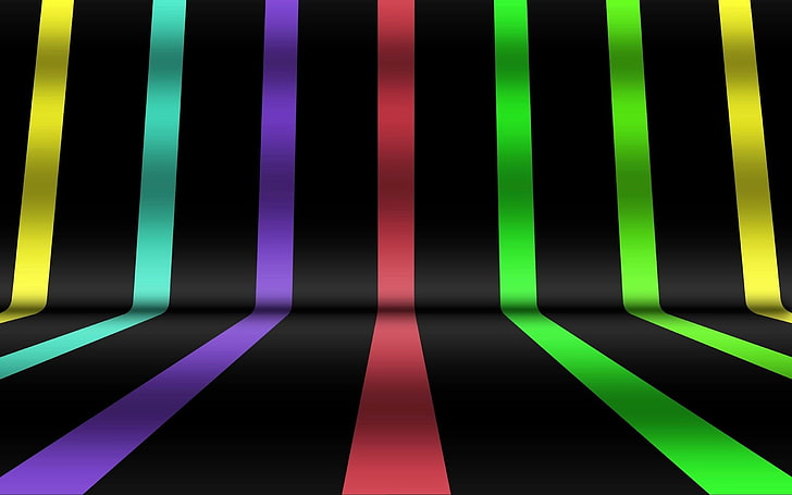 разноцветные полосатые обои, линии, полосы, разноцветные, HD обои