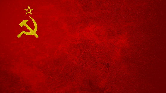 Flag, Soviet Union, USSR, HD wallpaper HD wallpaper