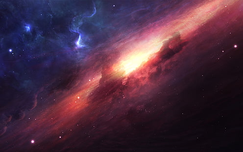 Digital Space Universe 4K 8K, Digital, Space, Galaxy, Universe, Cosmic, Nebula, HD tapet HD wallpaper