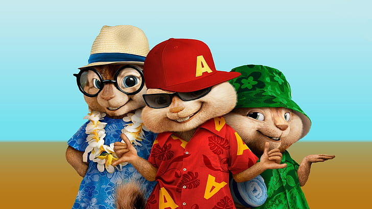 alvin and the chipmunks chipwrecked, HD wallpaper
