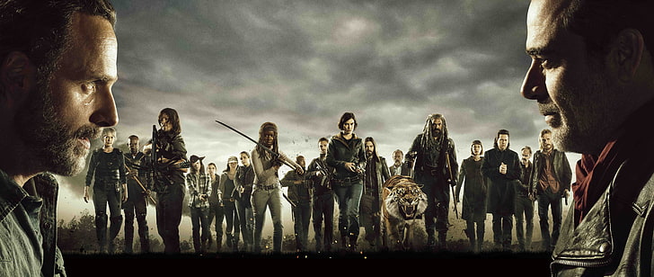 The Walking Dead Cast Poster, HD wallpaper