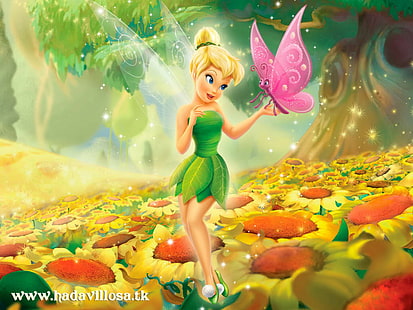 cartoon, cute, disney, fairy, tinkerbell, HD wallpaper HD wallpaper