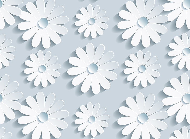 白い花ベクターアート 背景 テクスチャ 花 Hdデスクトップの壁紙 Wallpaperbetter