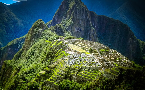 Machu Pichu, Peru, peyzaj, dağ, doğa, machu pichu, Peru, peyzaj, dağ, HD masaüstü duvar kağıdı HD wallpaper