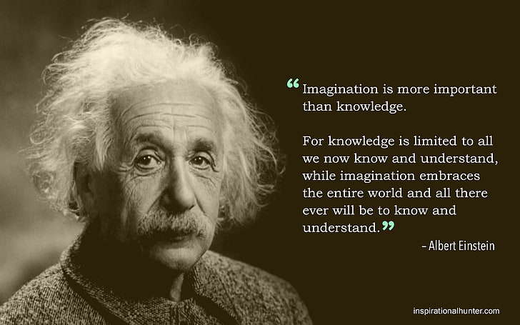 Varios, cita, Albert Einstein, Fondo de pantalla HD