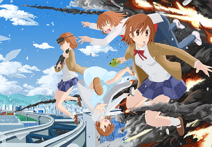 Anime, To Aru Kagaku No Railgun, Imouto Misaka, Last Order, Mikoto Misaka,  HD wallpaper | Wallpaperbetter
