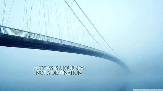 ponte sospeso nero, motivazionale, ponte, citazione, Sfondo HD HD wallpaper
