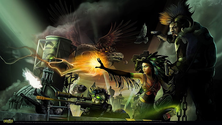 Shadowrun Runners Tapeten, Shadowrun, cyberpunk, HD-Hintergrundbild