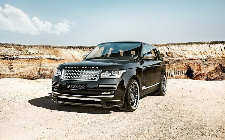 2014 Hamann Range Rover Vogue, preto range rover suv, rover, gama, hamann, vogue, 2014, carros, land rover, HD papel de parede
