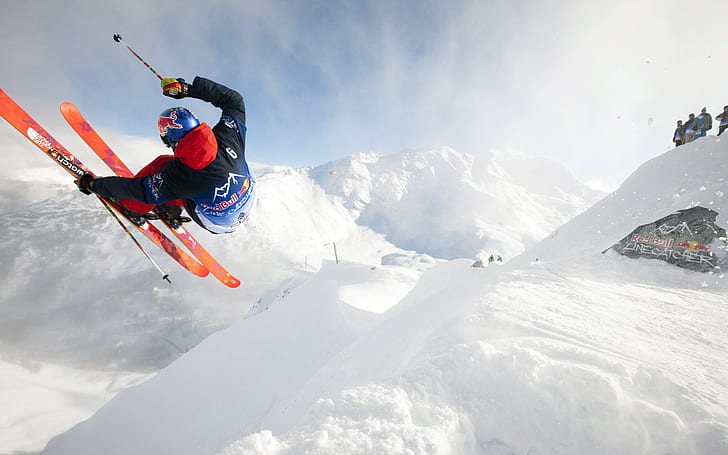 sonw, sking, sports, skiing person, sonw, sking, skiing person, HD wallpaper