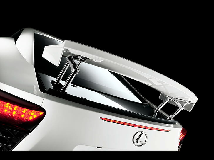 Lexus LFA Spoiler HD, автомобили, lexus, lfa, спойлер, HD тапет