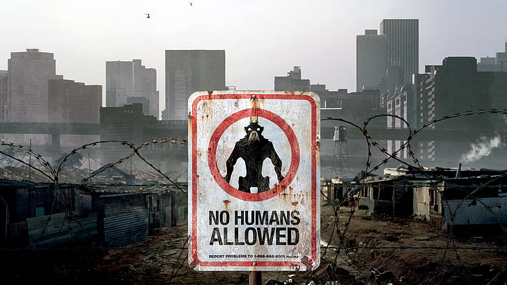No Humans Allowed, no humans allowed signage, humans, allowed, HD wallpaper