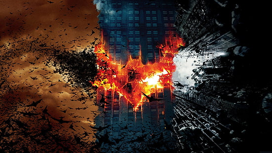 Illustrazione di Batman, Batman, Batman Begins, The Dark Knight, The Dark Knight Rises, film, Joker, Dark Knight Trilogy, artwork, collage, Sfondo HD HD wallpaper