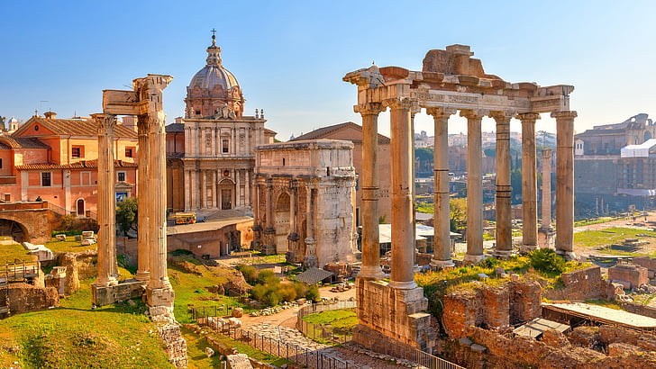 Landmark, historic site, ancient rome, ancient roman architecture,  colosseum, HD wallpaper | Wallpaperbetter