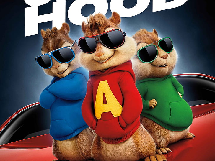 Alvin and the Chipmunks: The Road Chip, Alvin, Chipmunks, Road, HD wallpaper