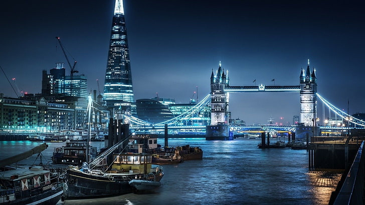 London UK Amazing bridge View, HD wallpaper