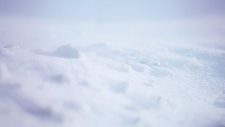 white clouds, snow, white, background, surface, HD wallpaper