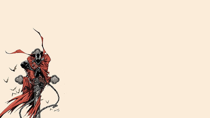 personaggio grigio e rosso con carta da parati digitale a spada, Spawn, Todd McFarlane, Sfondo HD