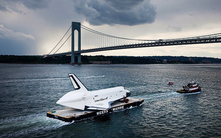Bozen, Brücke, Unternehmen, Shuttle, Raum, Meerenge, Veracruz, York, HD-Hintergrundbild