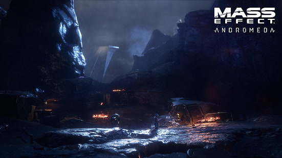 Mass Effect Andromeda digitale Tapete, Mass Effect: Andromeda, Mass Effect, Videospiele, HD-Hintergrundbild HD wallpaper