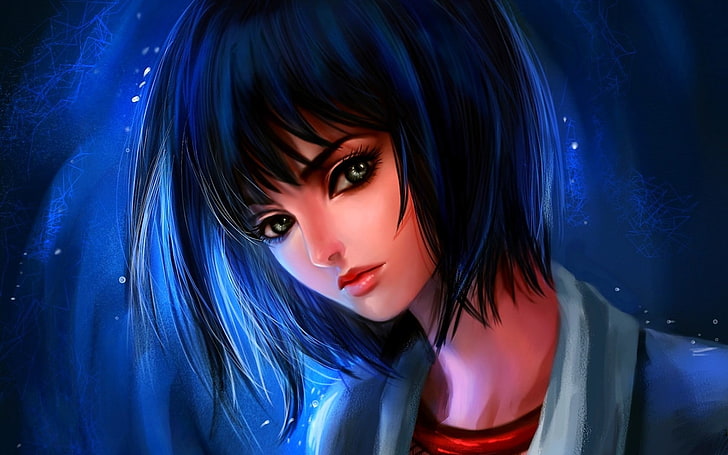 Cute Anime Face, female character illustration, Anime / Animated, , smiley  face, HD wallpaper | Wallpaperbetter