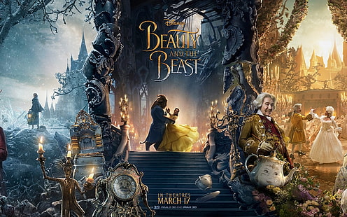 Beauty And The Beast 2017 أفلام HD خلفيات، خلفية HD HD wallpaper