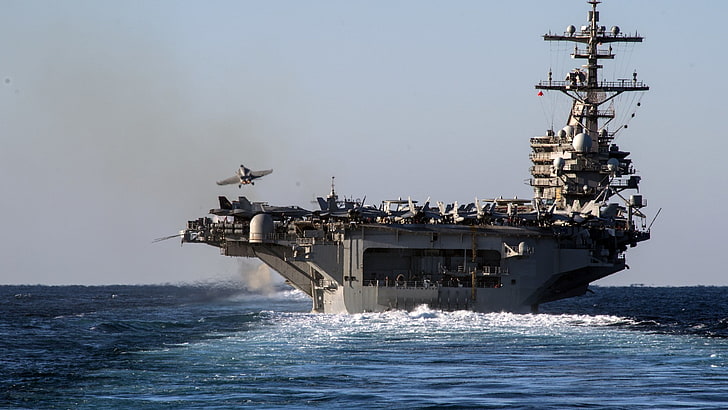 aircraft carrier, military, ship, HD wallpaper
