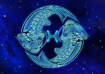 Artistik, Zodiak, Horoskop, Pisces (Astrologi), Zodiac Sign, Wallpaper HD HD wallpaper