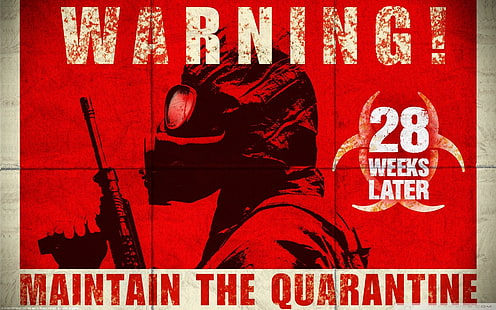 Movie, 28 Weeks Later, Warning, Wallpaper HD HD wallpaper