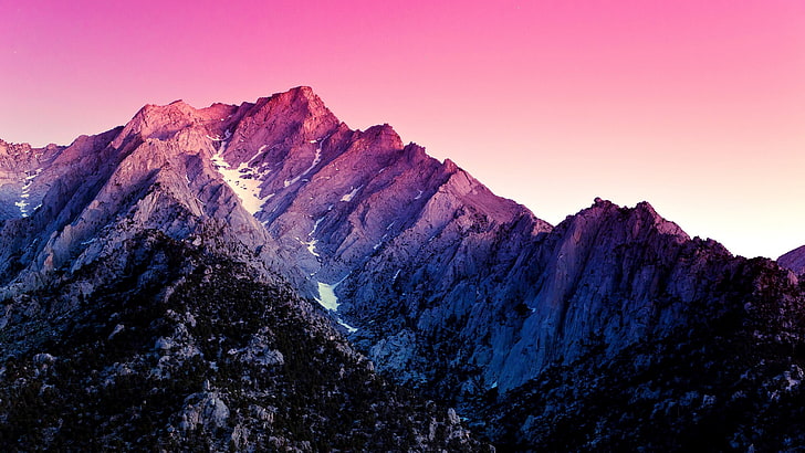 山脈、自然、山、 HDデスクトップの壁紙