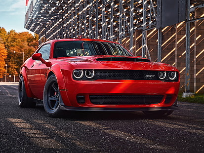 ปี 2018 Dodge Challenger SRT Demon, วอลล์เปเปอร์ HD HD wallpaper