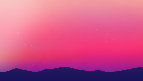 purple, landscape, scenery, minimalism, minimalist, hd, 4k, deviantart, simple background, HD wallpaper HD wallpaper