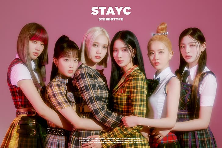 STAYC, K-pop, asiático, Fondo de pantalla HD