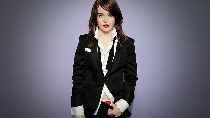 Ellen Page, photo, 4k, HD wallpaper