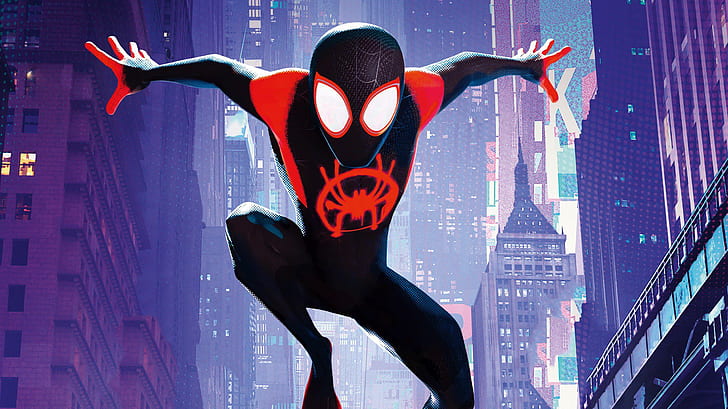 Miles Morales, Marvel Comics, Spider-Man: Into the Spider-Verse, HD tapet